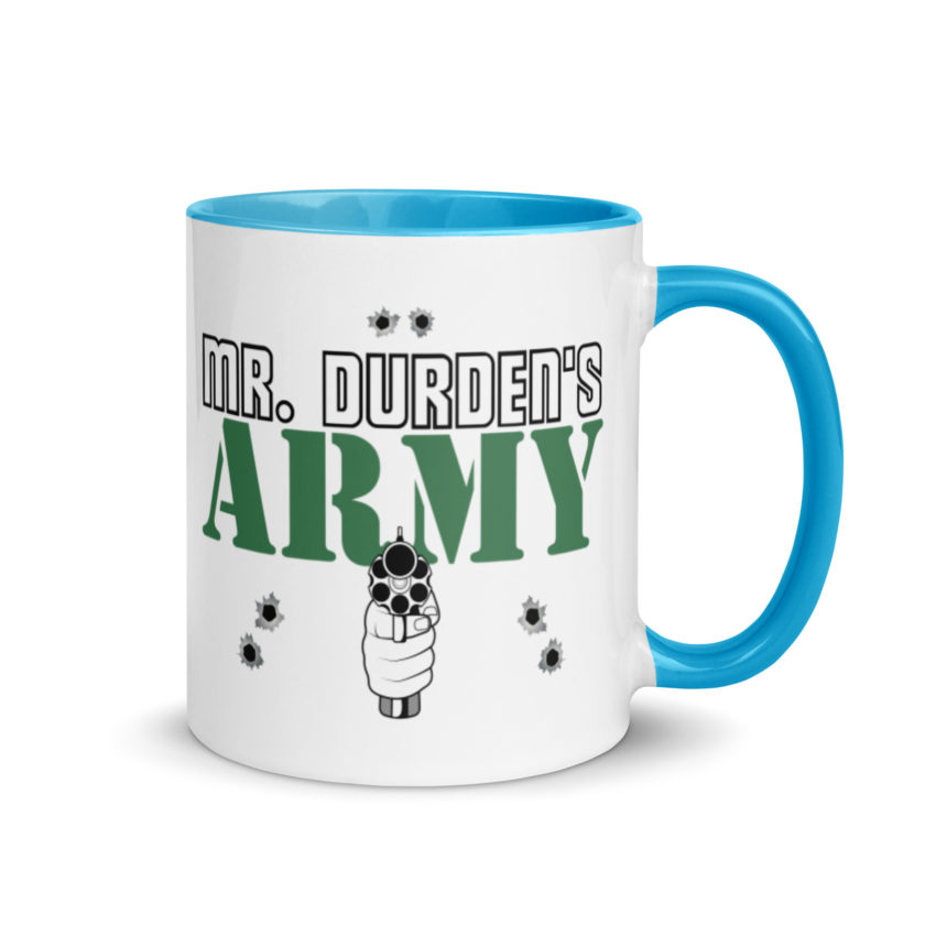 Mr. Durden's Army -Fight Club Mug with Color Inside - Image 10