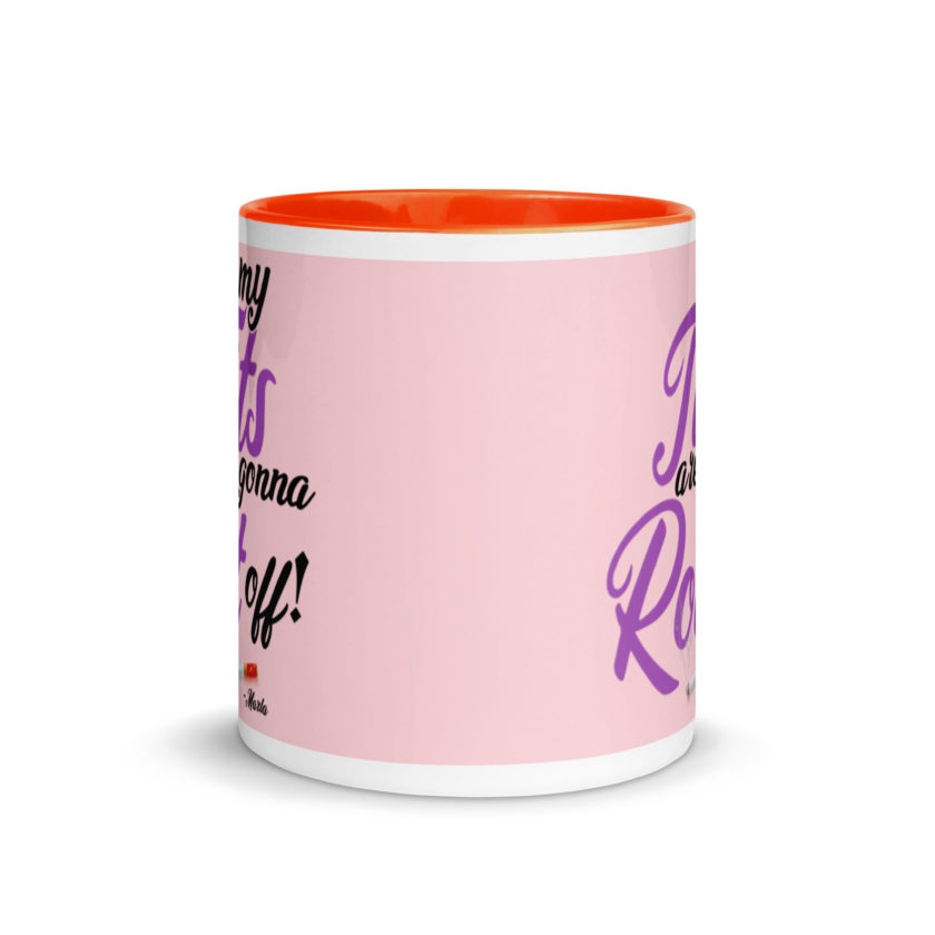 My tits are gonna rot off! -Marla Singer, Fight Club Mug with Color Inside - Image 9