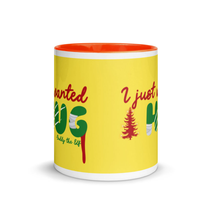 I just wanted a hug -Buddy the Elf, Elf Mug with Color Inside - Image 9
