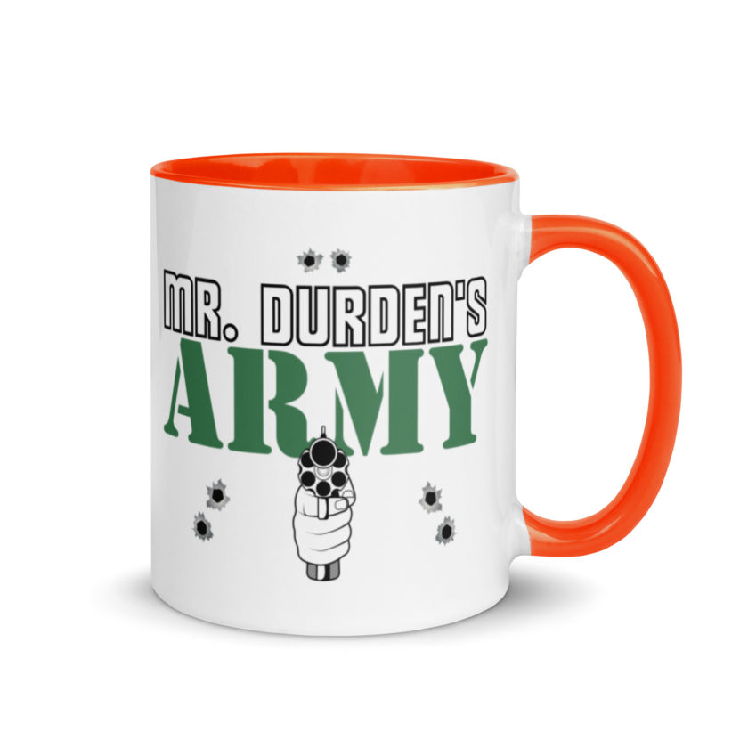 Mr. Durden's Army -Fight Club Mug with Color Inside - Image 7