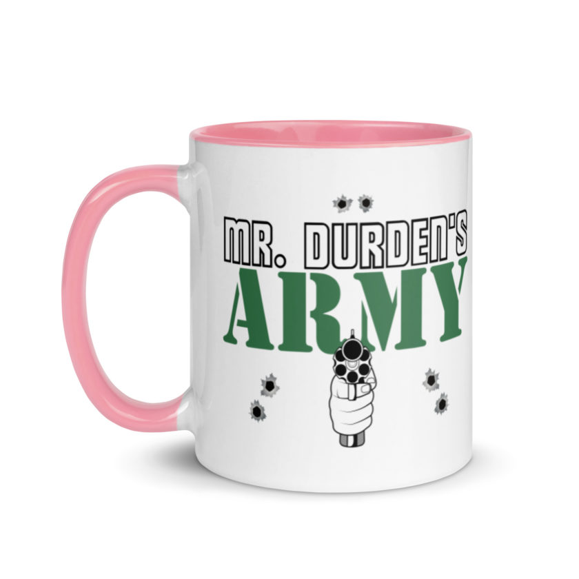 Mr. Durden's Army -Fight Club Mug with Color Inside - Image 15