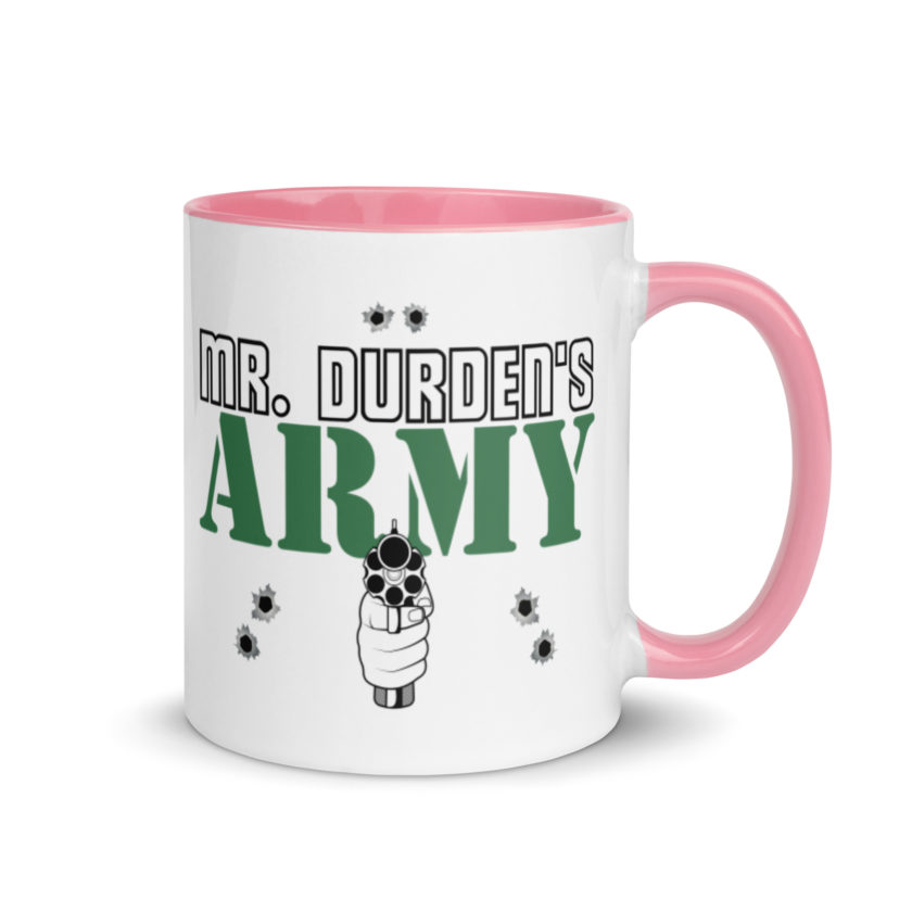 Mr. Durden's Army -Fight Club Mug with Color Inside - Image 13
