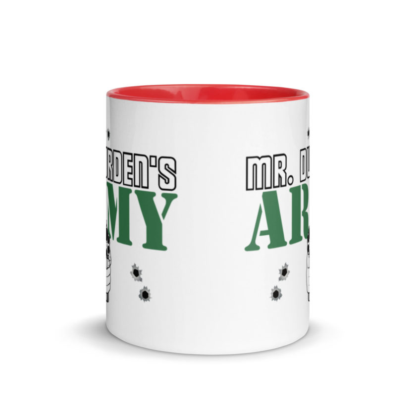 Mr. Durden's Army -Fight Club Mug with Color Inside - Image 5