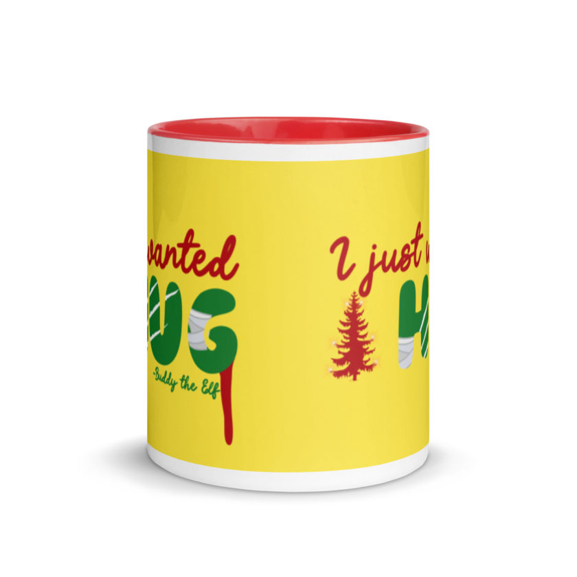 I just wanted a hug -Buddy the Elf, Elf Mug with Color Inside - Image 6