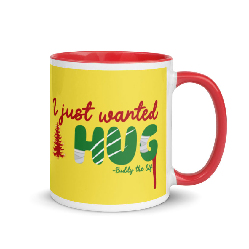I just wanted a hug -Buddy the Elf, Elf Mug with Color Inside - Image 5