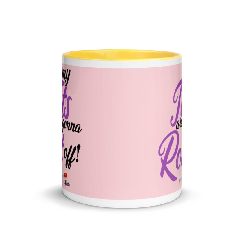 My tits are gonna rot off! -Marla Singer, Fight Club Mug with Color Inside - Image 17