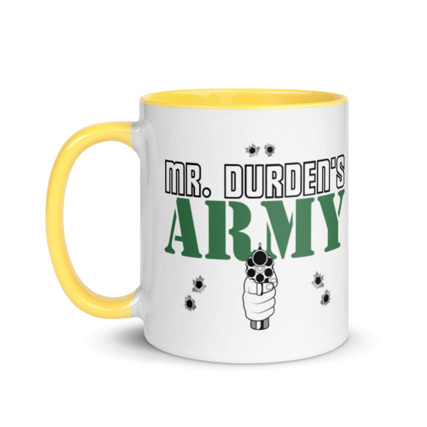 Mr. Durden's Army -Fight Club Mug with Color Inside - Image 18
