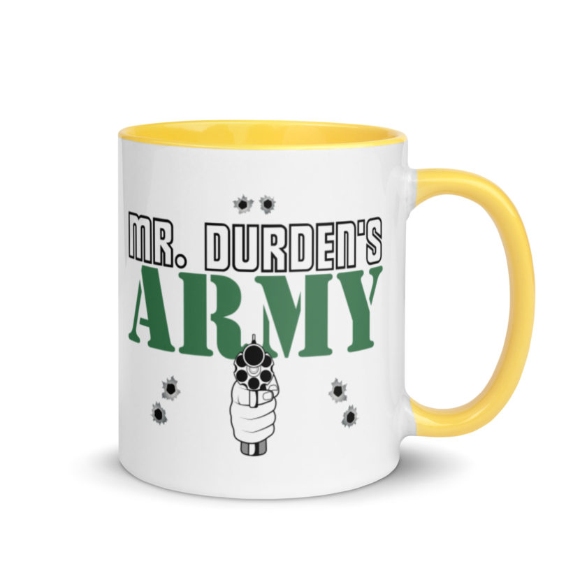 Mr. Durden's Army -Fight Club Mug with Color Inside - Image 16