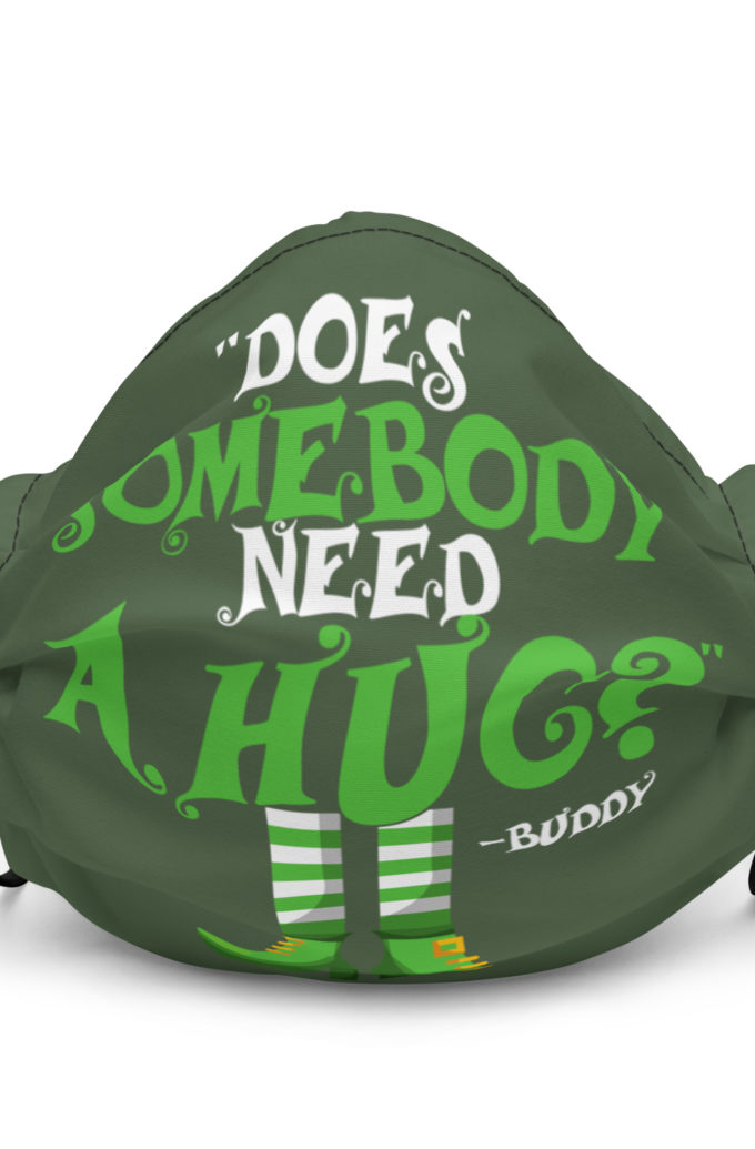 Does somebody need a hug? Buddy the Elf, Elf Premium face mask