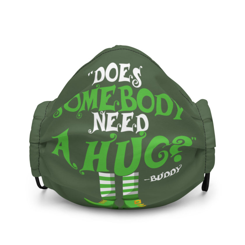 Does somebody need a hug? Buddy the Elf, Elf Premium face mask