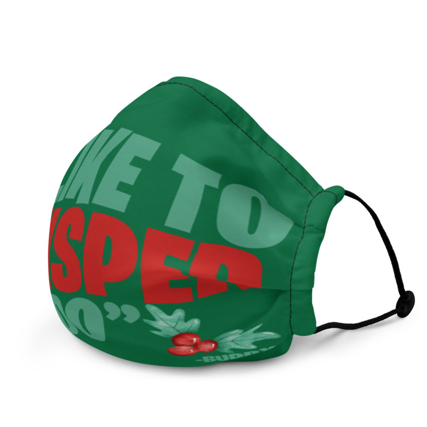 I like to whisper, too -Buddy the Elf, Elf Premium face mask - Image 3