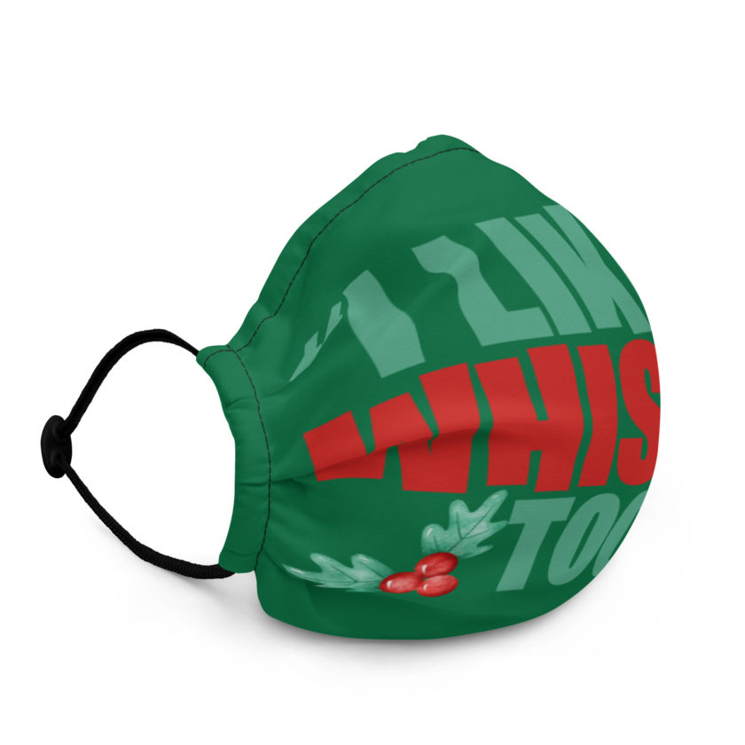 I like to whisper, too -Buddy the Elf, Elf Premium face mask - Image 2