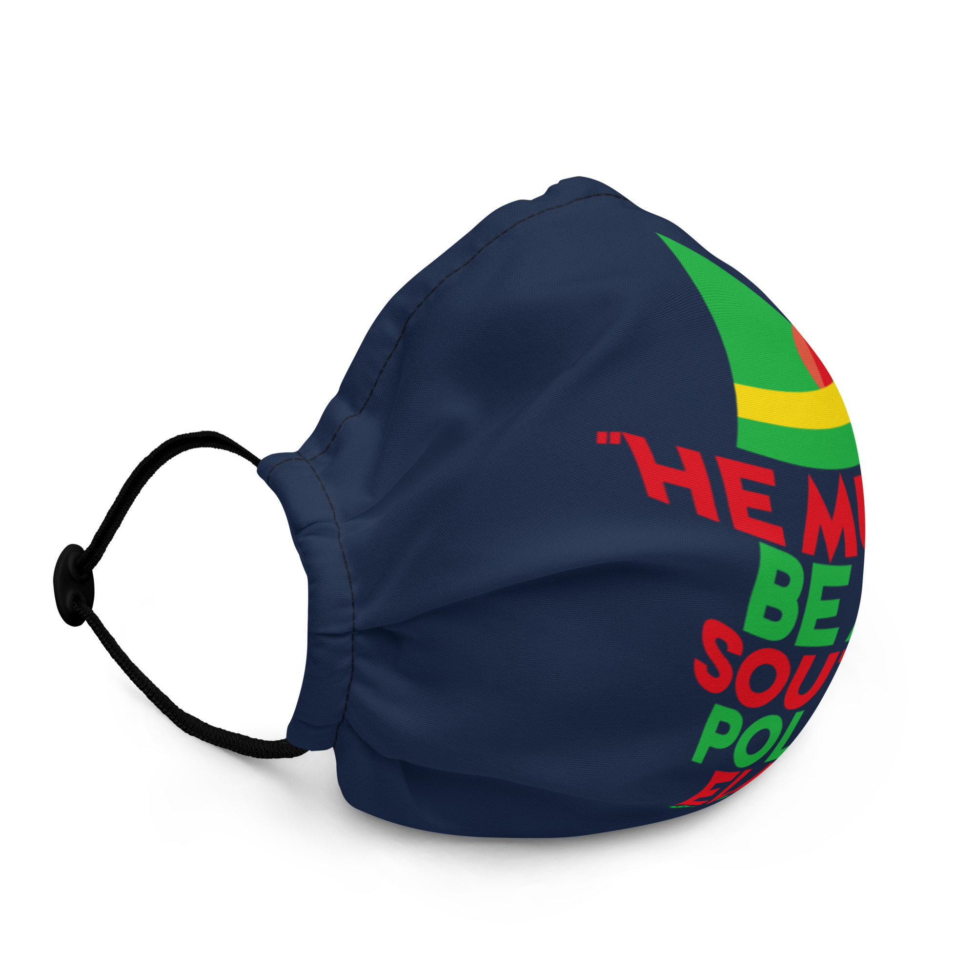 He must be a South Pole elf. -Buddy the elf, Elf Premium face mask - Image 2