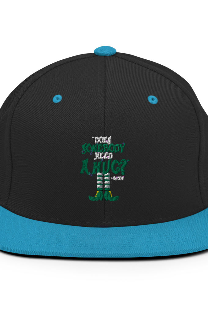 Does somebody need a hug? Buddy the Elf, Elf Snapback Hat