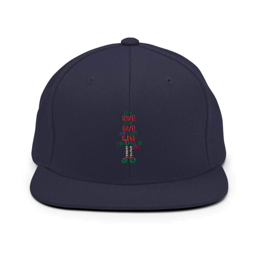 I’m in love! I’m in love! And I don’t care who knows it! Buddy the elf, elf Snapback Hat - Image 9