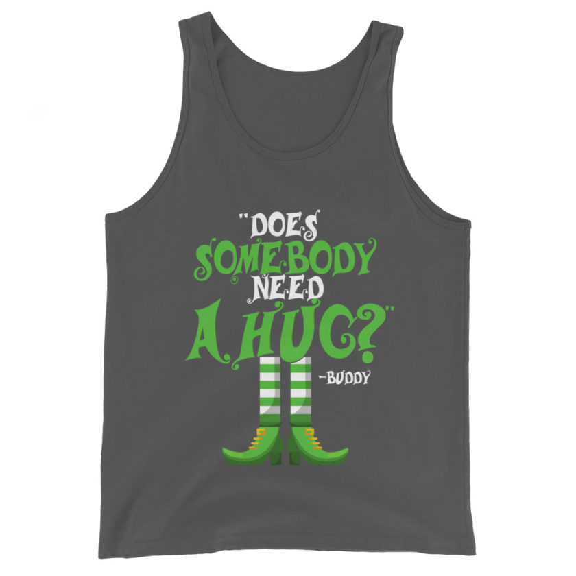Does somebody need a hug? Buddy the Elf, Elf Unisex Tank Top - Image 6