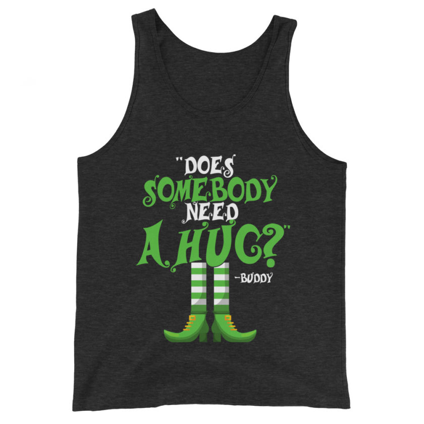 Does somebody need a hug? Buddy the Elf, Elf Unisex Tank Top - Image 5