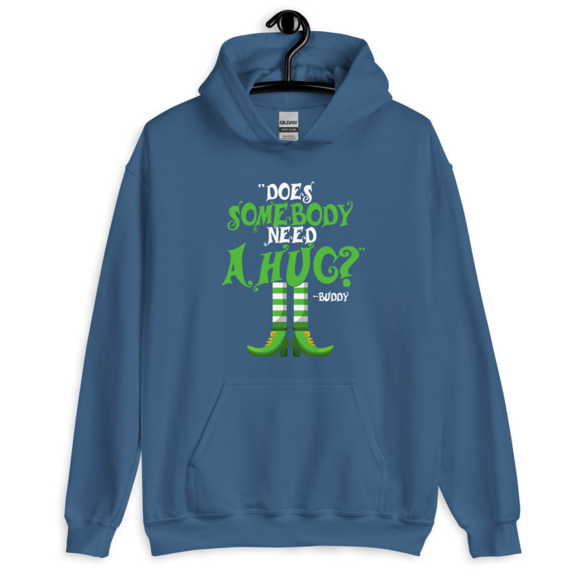 Does somebody need a hug? Buddy the Elf, Elf Unisex Hoodie - Image 5