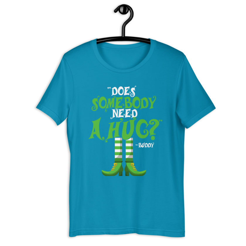 Does somebody need a hug? Buddy the Elf, Elf Unisex t-shirt - Image 10