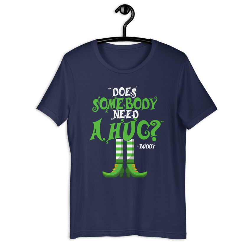 Does somebody need a hug? Buddy the Elf, Elf Unisex t-shirt - Image 3