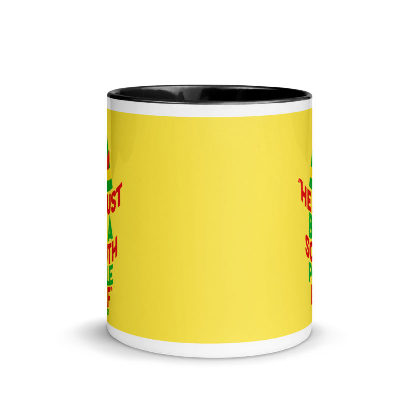 He must be a South Pole elf. -Buddy the elf, Elf Mug with Color Inside - Image 3