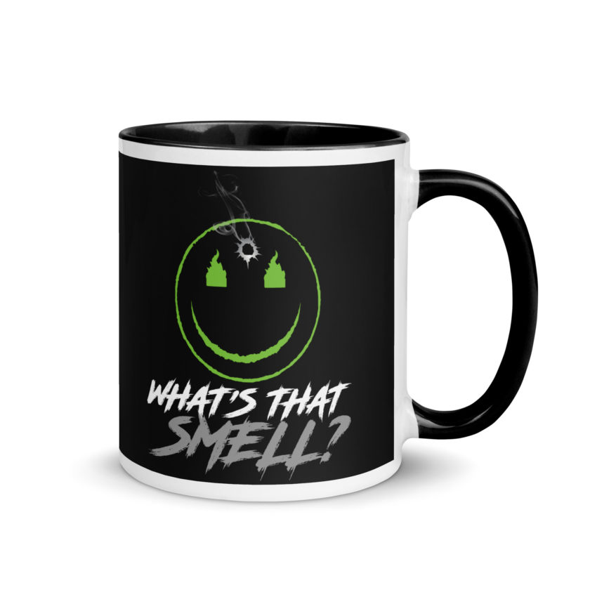 What's that smell? -Tyler Durden, Fight Club Mug with Color Inside - Image 2
