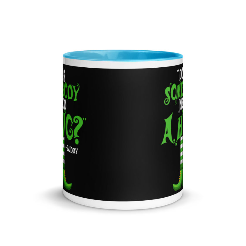 Does somebody need a hug? Buddy the Elf, Elf Mug with Color Inside - Image 11