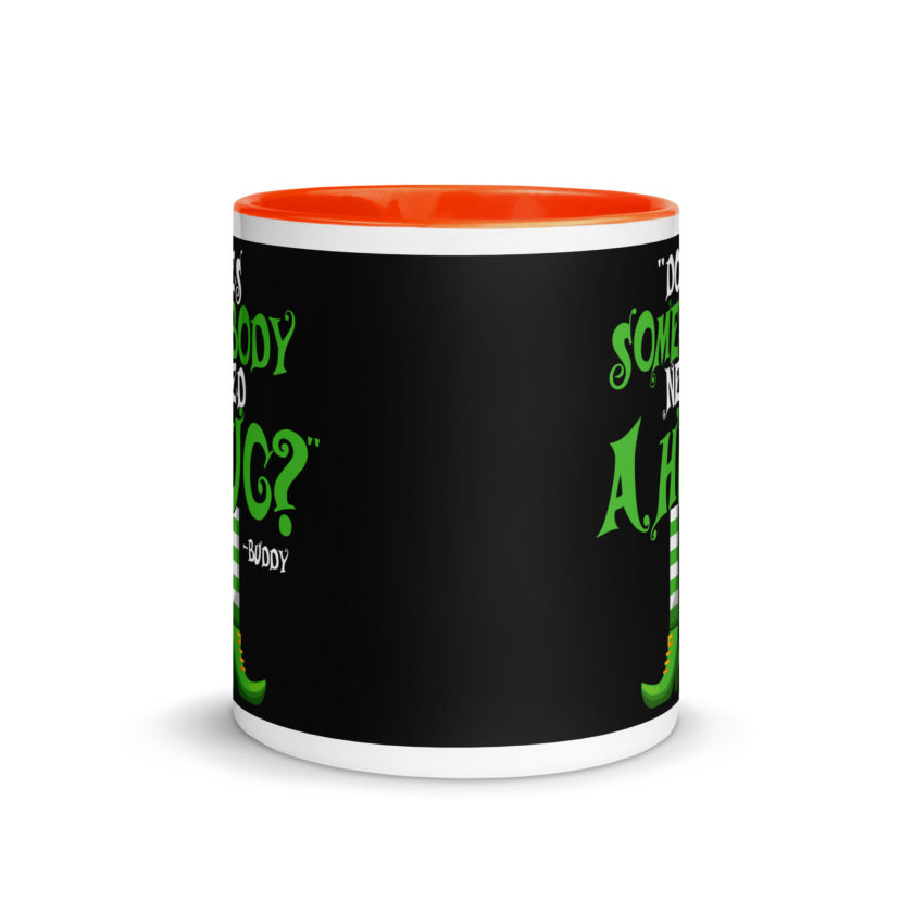 Does somebody need a hug? Buddy the Elf, Elf Mug with Color Inside - Image 8