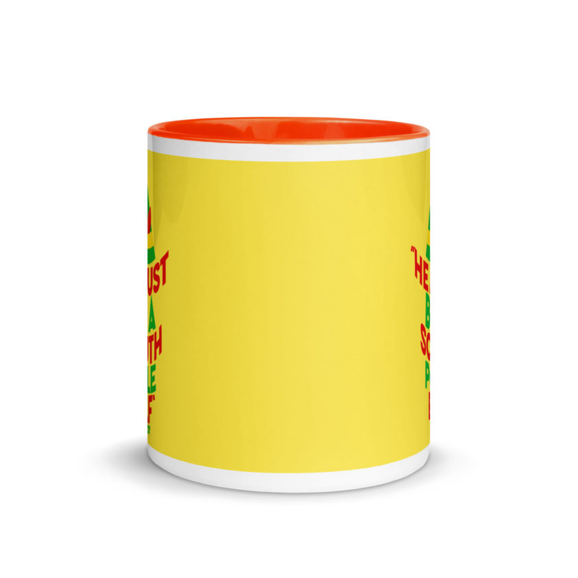 He must be a South Pole elf. -Buddy the elf, Elf Mug with Color Inside - Image 9