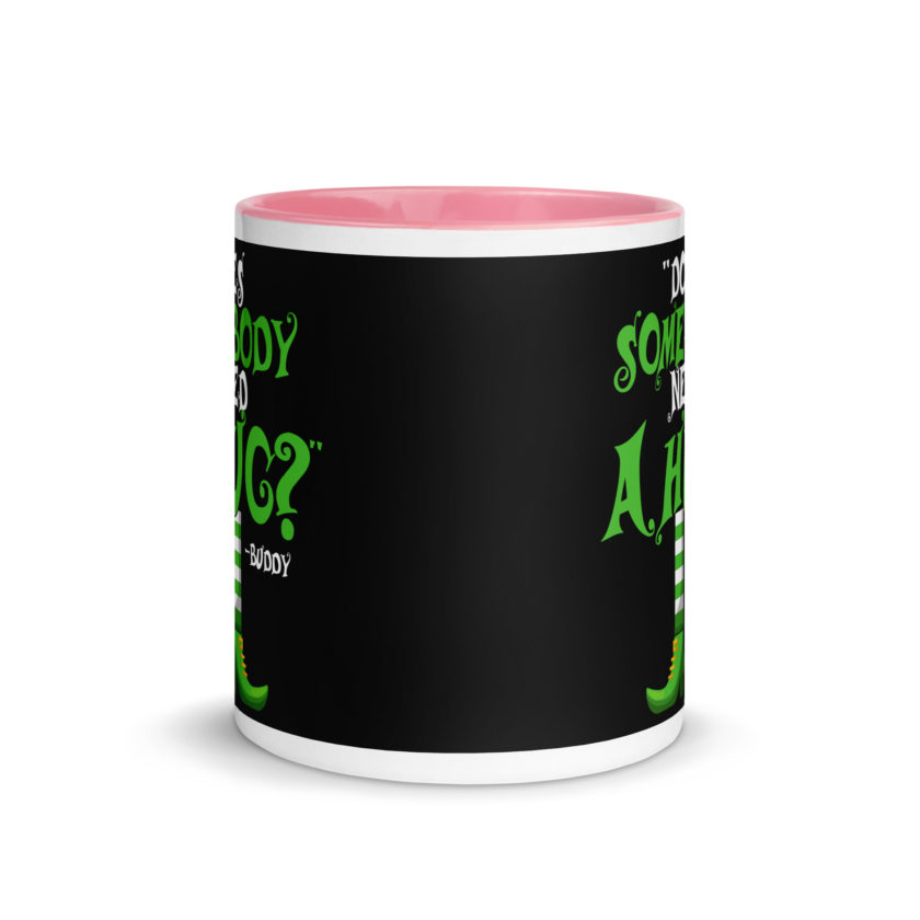 Does somebody need a hug? Buddy the Elf, Elf Mug with Color Inside - Image 14