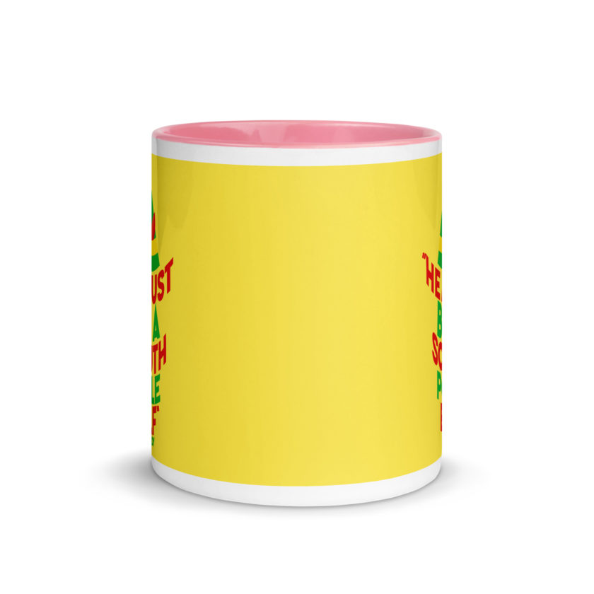 He must be a South Pole elf. -Buddy the elf, Elf Mug with Color Inside - Image 15