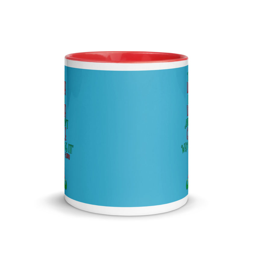 I’m in love! I’m in love! And I don’t care who knows it! Buddy the elf, elf Mug with Color Inside - Image 6