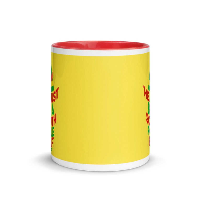 He must be a South Pole elf. -Buddy the elf, Elf Mug with Color Inside - Image 6
