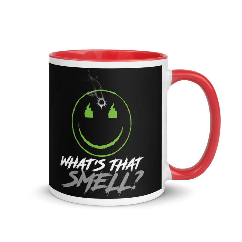 What's that smell? -Tyler Durden, Fight Club Mug with Color Inside - Image 4