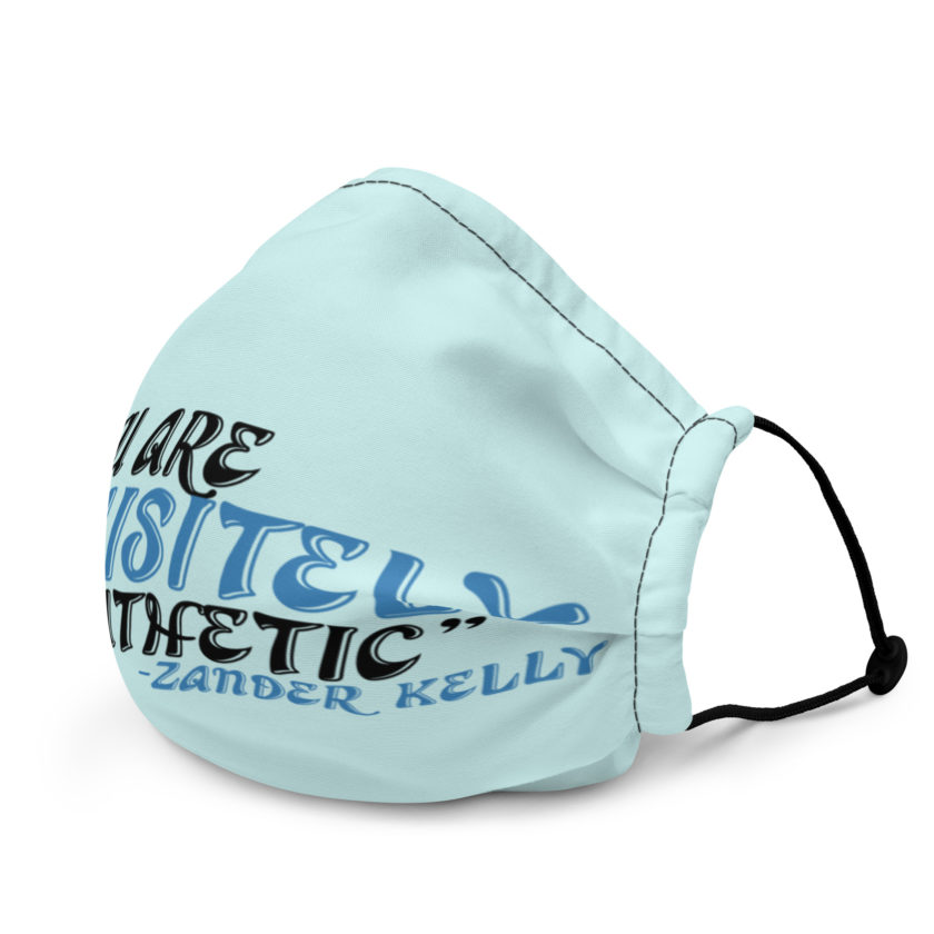 You are exquisitely pathetic -Zander Kelly, Joe Dirt Premium face mask - Image 3