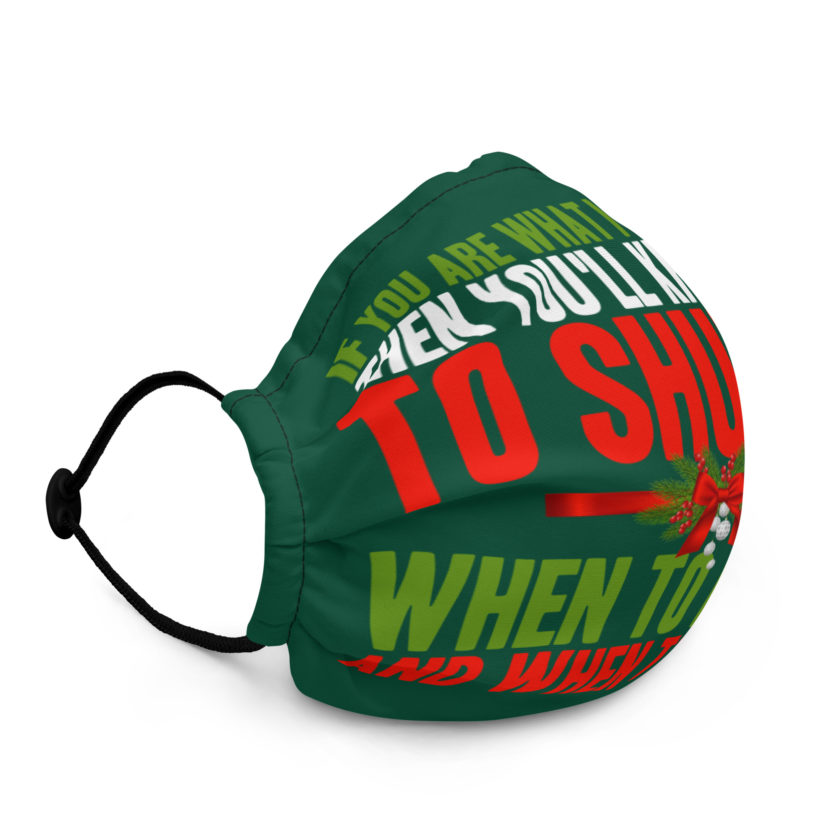 If you are what I think you are then you'll know when to shut up, when to listen... and when to pray -Sergeant Al Powel, Die Hard Premium face mask - Image 2