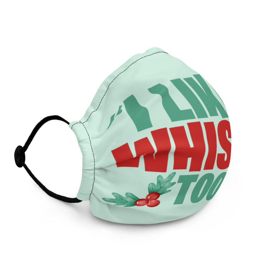 I like to whisper, too -Buddy the Elf, Elf Premium face mask - Image 2