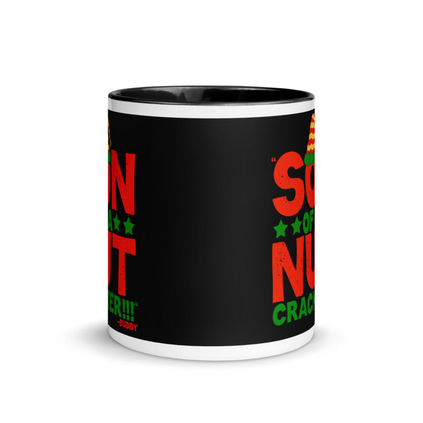Son of a nutcracker! -Buddy the Elf, Elf Mug with Color Inside - Image 3