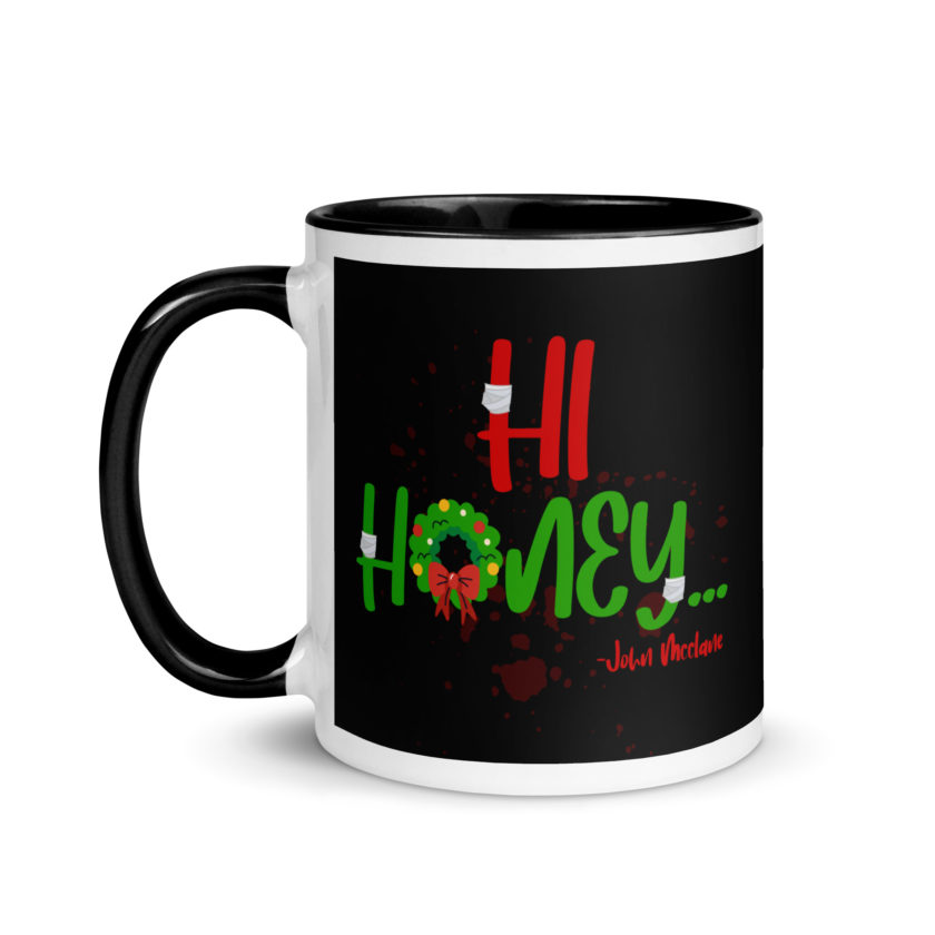 Hi, honey -John Mcclane, Die Hard Mug with Color Inside - Image 4