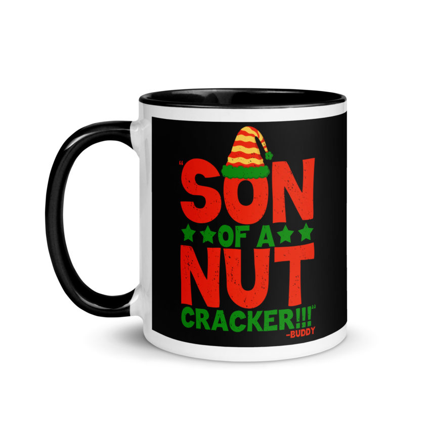 Son of a nutcracker! -Buddy the Elf, Elf Mug with Color Inside - Image 4
