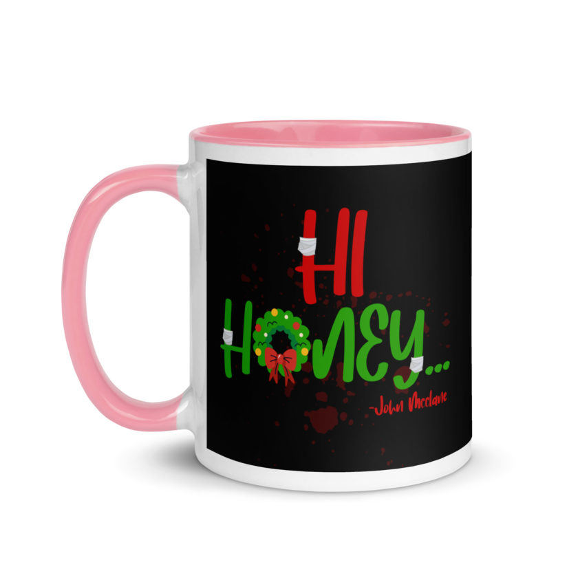 Hi, honey -John Mcclane, Die Hard Mug with Color Inside - Image 15