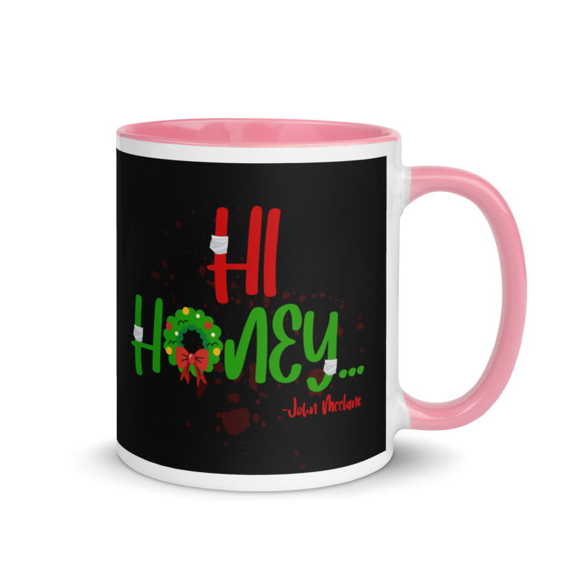 Hi, honey -John Mcclane, Die Hard Mug with Color Inside - Image 13