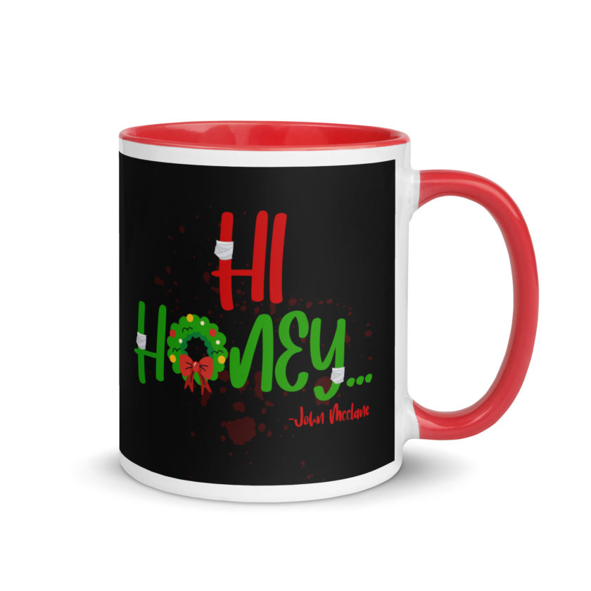 Hi, honey -John Mcclane, Die Hard Mug with Color Inside - Image 5