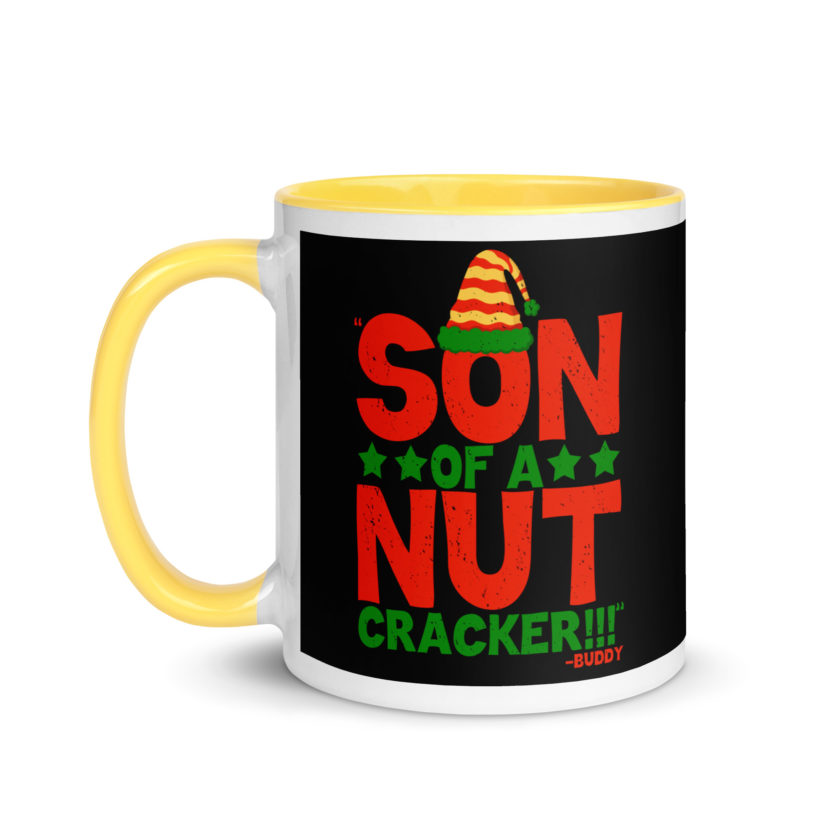Son of a nutcracker! -Buddy the Elf, Elf Mug with Color Inside - Image 18