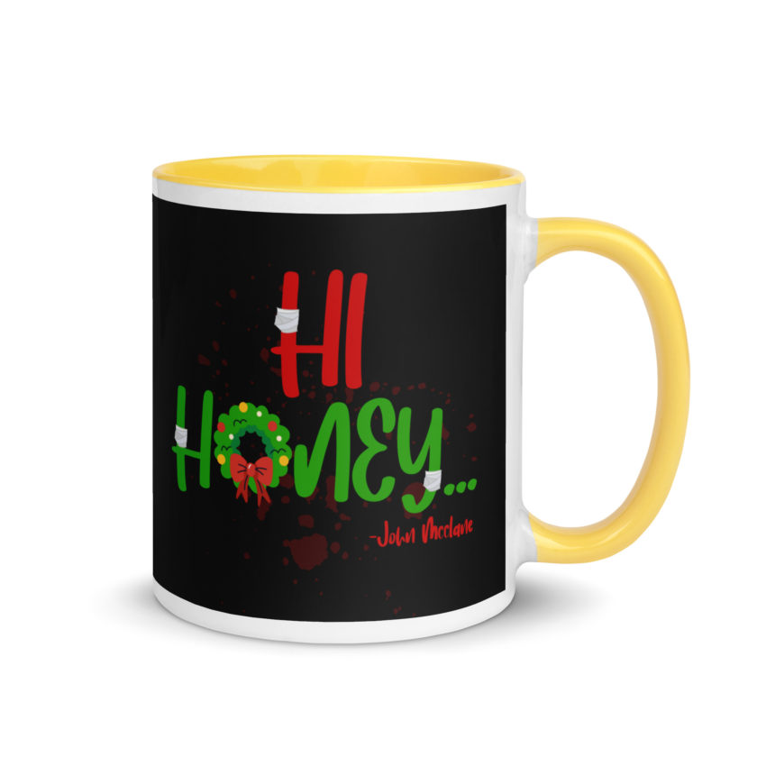 Hi, honey -John Mcclane, Die Hard Mug with Color Inside - Image 16