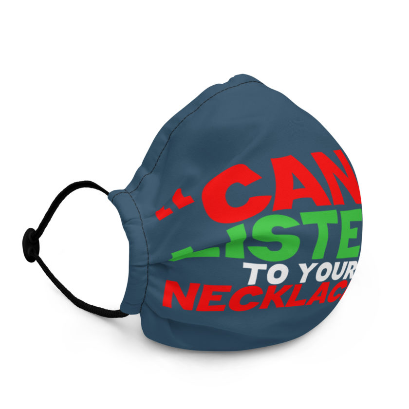 Can I listen to your necklace? Buddy the Elf, Elf Premium face mask - Image 2