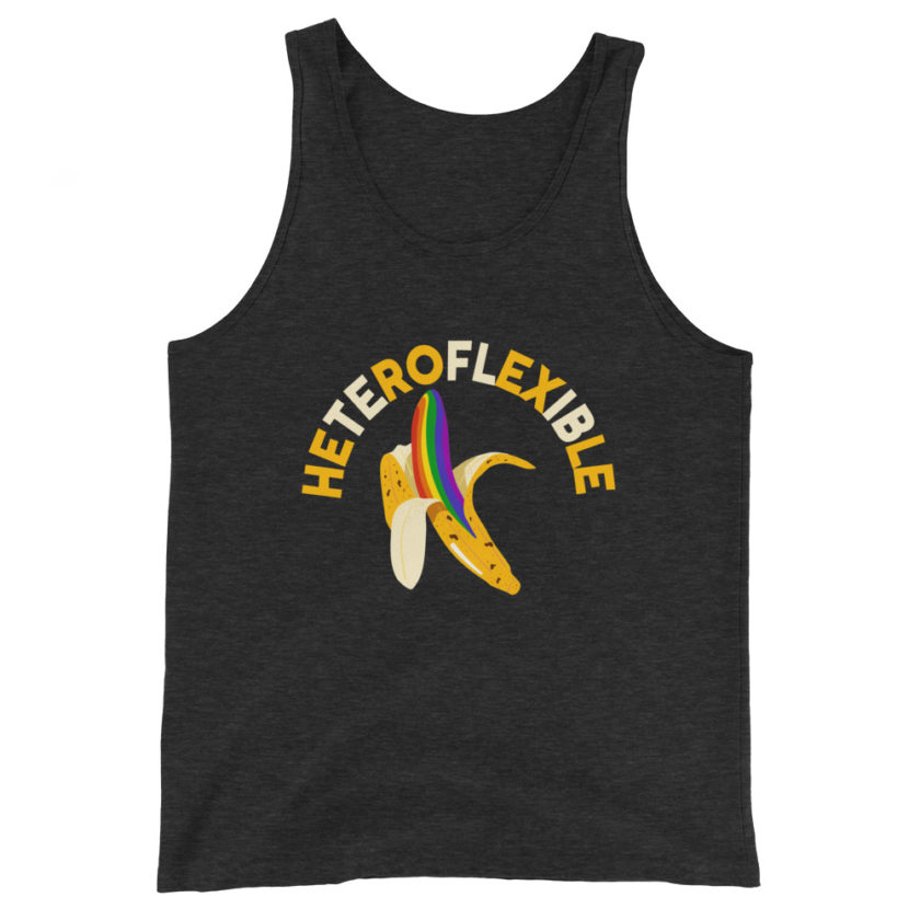Heteroflexible - LGBT Lesbian Gay bisexual Trans Straight Unisex Tank Top