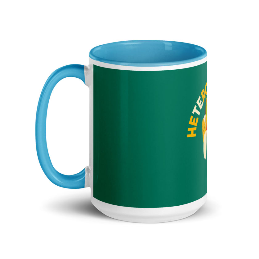 Heteroflexible - LGBT Lesbian Gay bisexual Trans Straight Mug with Color Inside - Image 30