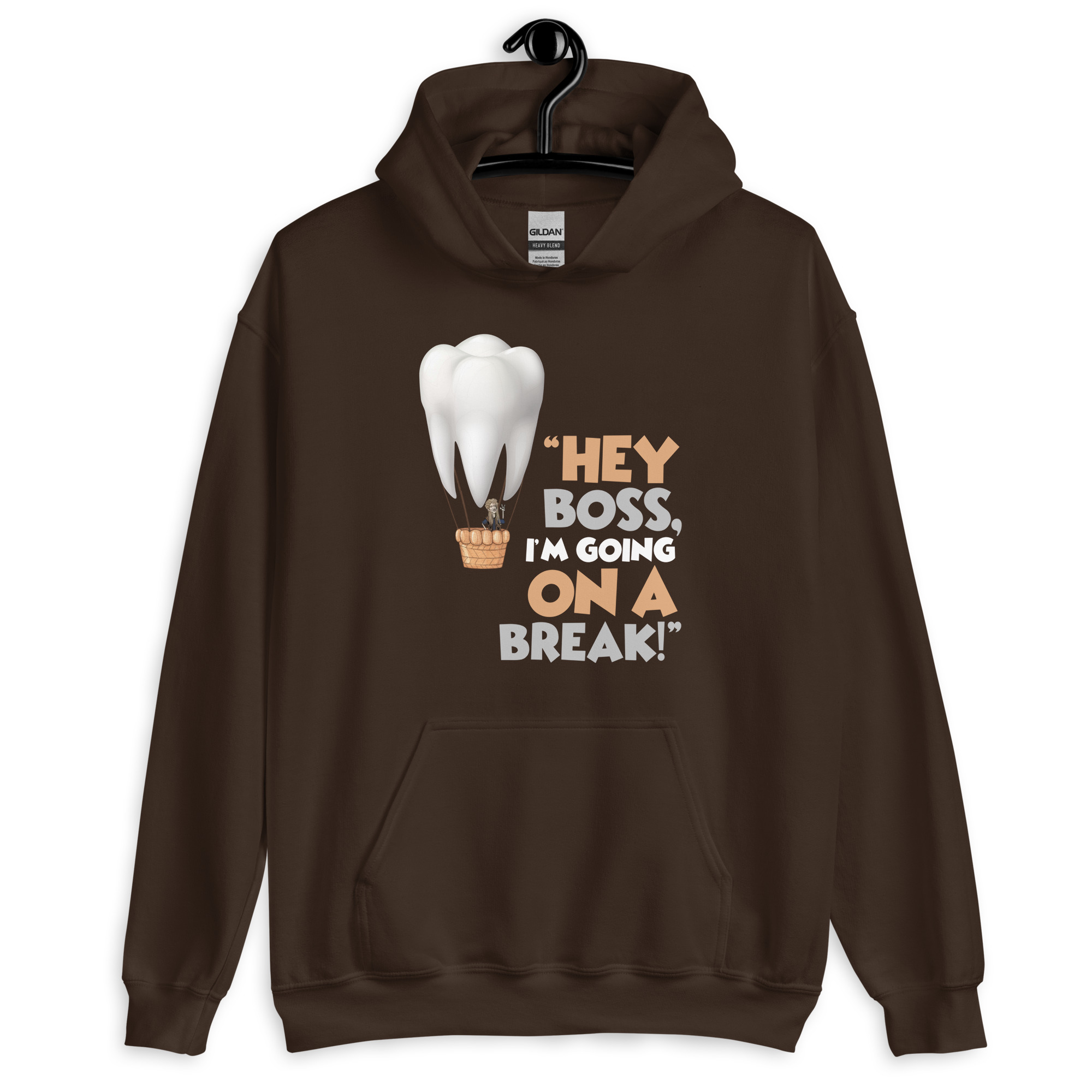 Hey boss, I'm going on a break! Joe Dirt Unisex Hoodie - Image 4