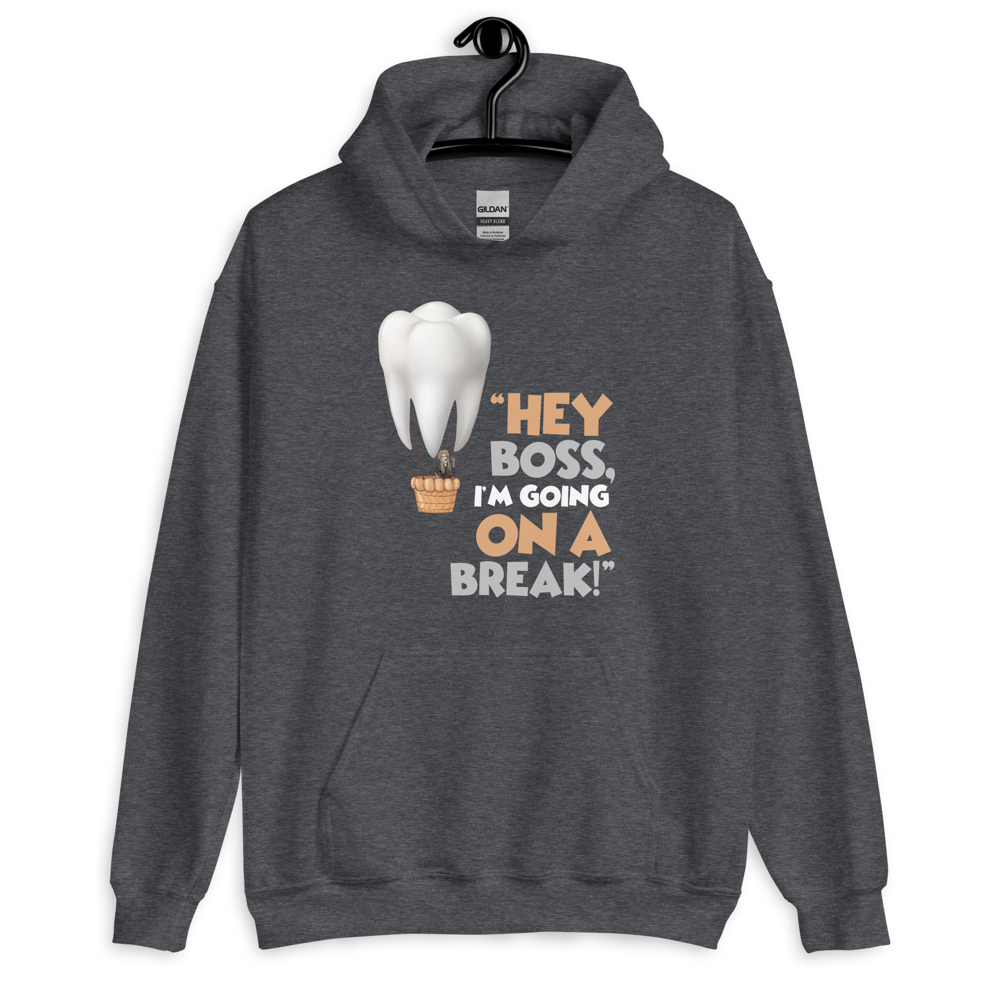 Hey boss, I'm going on a break! Joe Dirt Unisex Hoodie - Image 5